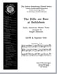 Hills Are Bare at Bethlehem SATB choral sheet music cover